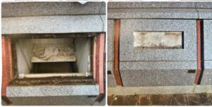 早野聖地公園　集合型墓所の墓じまいをさせて頂きました